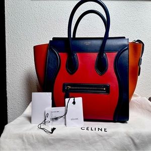 Authentic Celine mini brick bag